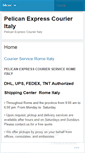 Mobile Screenshot of pelicanexpresscourier.wordpress.com