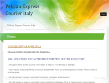 Tablet Screenshot of pelicanexpresscourier.wordpress.com