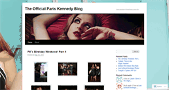 Desktop Screenshot of pariskennedysblog.wordpress.com