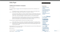 Desktop Screenshot of dailypager.wordpress.com