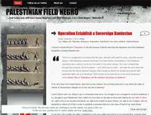 Tablet Screenshot of palestinianfieldnegro.wordpress.com