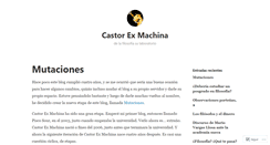 Desktop Screenshot of castorexmachina.wordpress.com