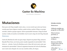 Tablet Screenshot of castorexmachina.wordpress.com