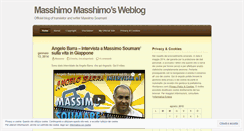 Desktop Screenshot of massimosoumare.wordpress.com