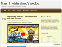 Tablet Screenshot of massimosoumare.wordpress.com