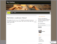 Tablet Screenshot of noclothes.wordpress.com