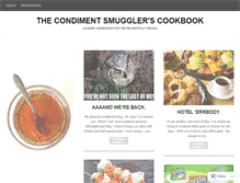 Tablet Screenshot of condimentcookbook.wordpress.com