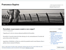 Tablet Screenshot of francescosupino.wordpress.com