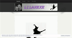 Desktop Screenshot of lilahexe.wordpress.com