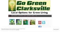 Desktop Screenshot of gogreenclarksville.wordpress.com