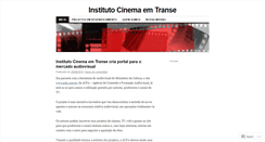 Desktop Screenshot of cinemaemtranse.wordpress.com