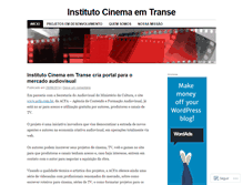 Tablet Screenshot of cinemaemtranse.wordpress.com