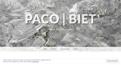 Desktop Screenshot of pacobiet.wordpress.com