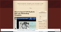 Desktop Screenshot of photoshoptemplatestore.wordpress.com