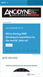 Mobile Screenshot of anodyneindustries.wordpress.com