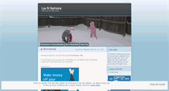 Desktop Screenshot of luvnharmony.wordpress.com
