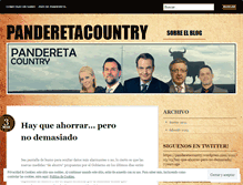 Tablet Screenshot of panderetacountry.wordpress.com