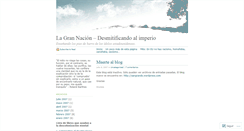 Desktop Screenshot of desmitificando.wordpress.com