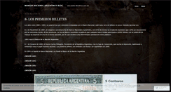 Desktop Screenshot of monedanacionalargentina.wordpress.com