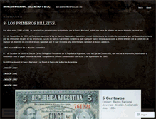 Tablet Screenshot of monedanacionalargentina.wordpress.com