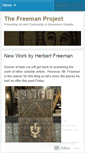 Mobile Screenshot of freemanproject.wordpress.com