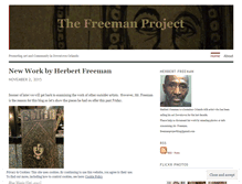 Tablet Screenshot of freemanproject.wordpress.com