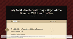 Desktop Screenshot of mynextchapter.wordpress.com