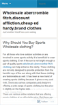 Mobile Screenshot of fashionclothingmood.wordpress.com