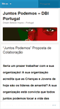 Mobile Screenshot of dbijuntospodemosportugal.wordpress.com