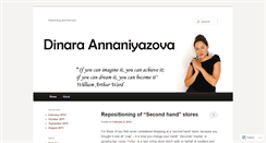 Desktop Screenshot of annaniyazovadinara.wordpress.com