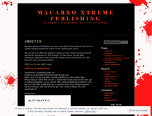 Tablet Screenshot of macabroxtreme.wordpress.com