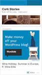 Mobile Screenshot of corkstories.wordpress.com