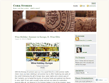 Tablet Screenshot of corkstories.wordpress.com