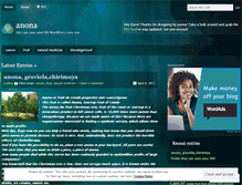 Tablet Screenshot of cancercureanona.wordpress.com