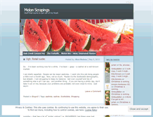 Tablet Screenshot of nicemelons.wordpress.com