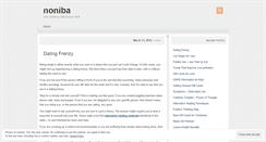 Desktop Screenshot of noniba.wordpress.com