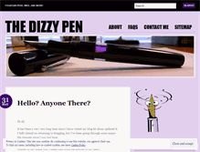 Tablet Screenshot of dizzypen.wordpress.com