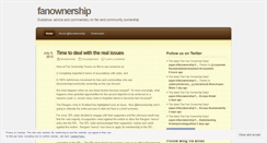 Desktop Screenshot of fanownership.wordpress.com