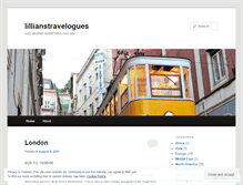 Tablet Screenshot of lillianstravelogues.wordpress.com