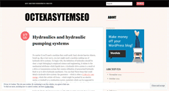 Desktop Screenshot of octexasytemseo.wordpress.com