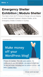 Mobile Screenshot of moduloshelter.wordpress.com