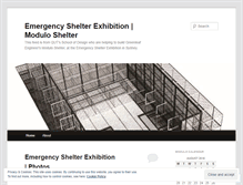 Tablet Screenshot of moduloshelter.wordpress.com