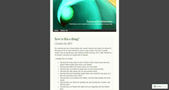 Desktop Screenshot of emotionalexhibitionism.wordpress.com