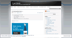 Desktop Screenshot of iamharish.wordpress.com
