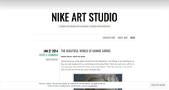 Desktop Screenshot of nikeartstudio.wordpress.com