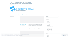 Desktop Screenshot of interactivemindz.wordpress.com