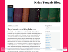 Tablet Screenshot of kriesteugels.wordpress.com