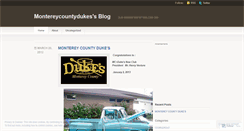 Desktop Screenshot of montereycountydukes.wordpress.com