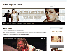 Tablet Screenshot of coltonhaynesspain.wordpress.com