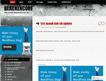 Tablet Screenshot of blackencore.wordpress.com